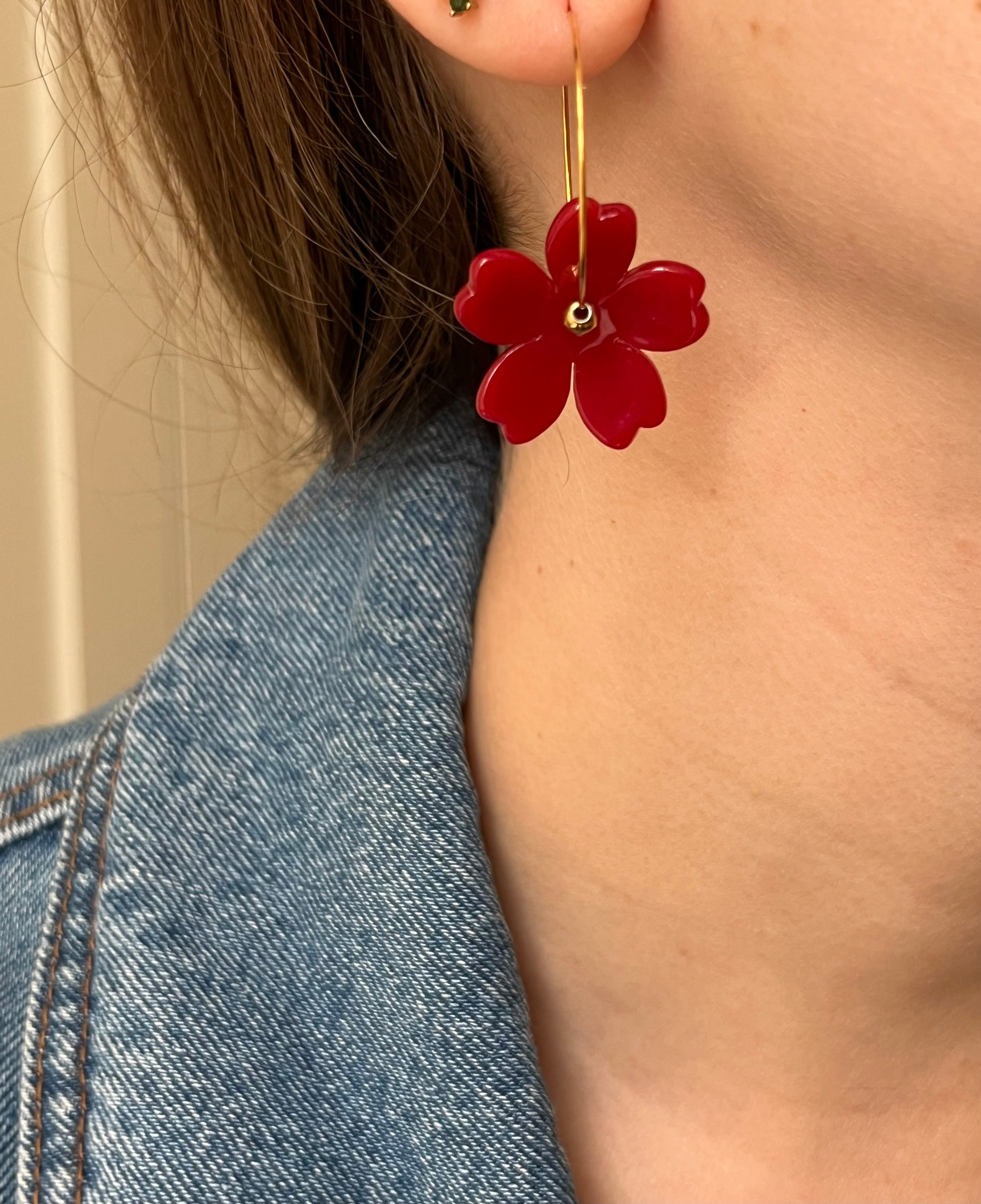 Boucle d’oreille Iris